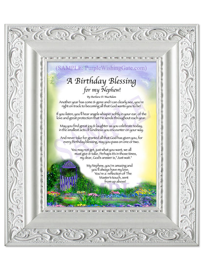 A Birthday Blessing for my Nephew! - Birthday Gift - PurpleWishingGate.com