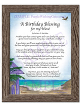 A Birthday Blessing for my Niece! - Birthday Gift - PurpleWishingGate.com