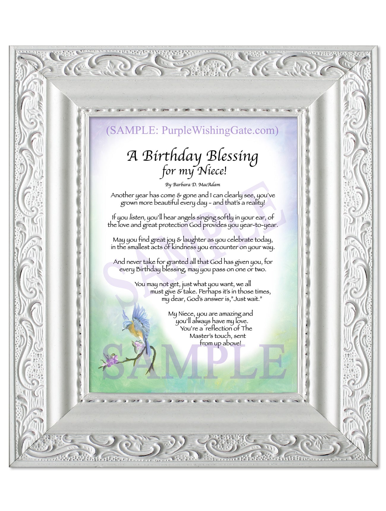 A Birthday Blessing for my Niece! - Birthday Gift - PurpleWishingGate.com