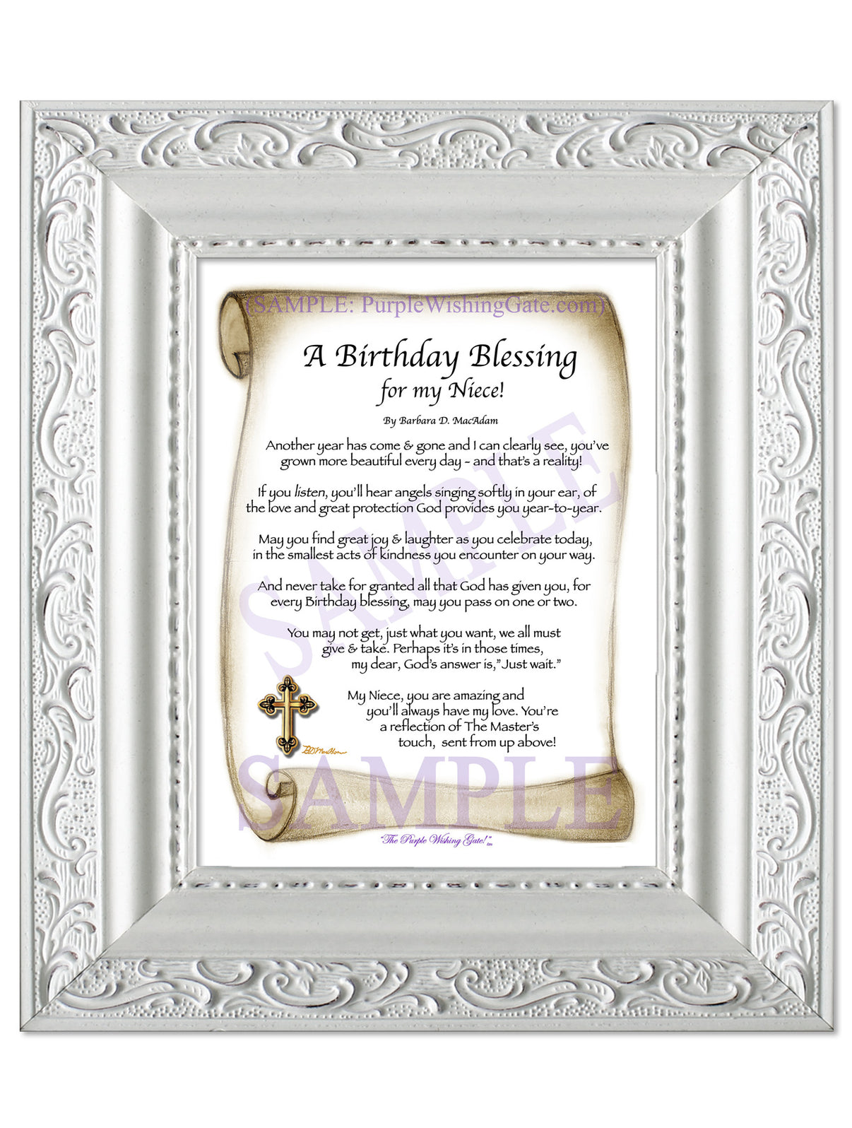 A Birthday Blessing for my Niece! - Birthday Gift - PurpleWishingGate.com