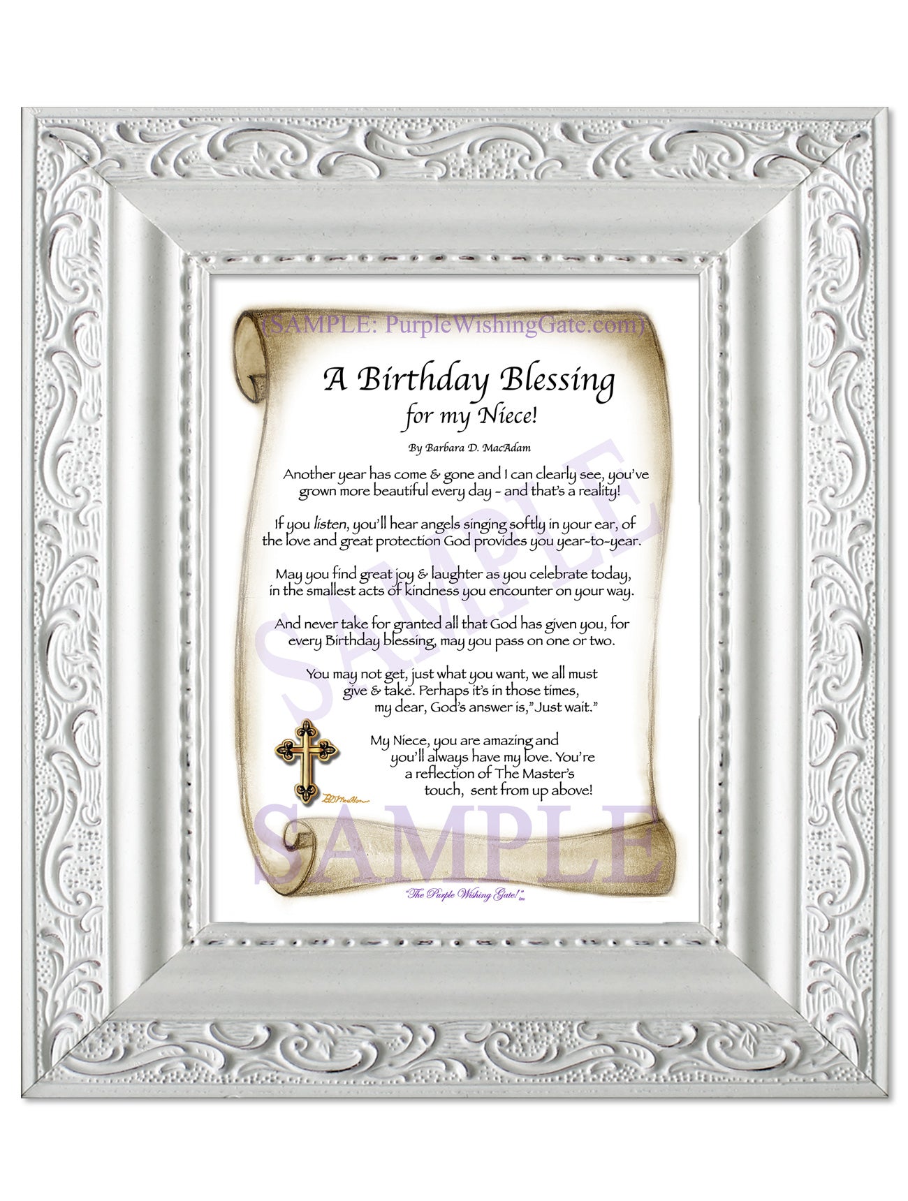A Birthday Blessing for my Niece! - Birthday Gift - PurpleWishingGate.com