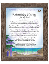 A Birthday Blessing for my Son! - Birthday Gift - PurpleWishingGate.com