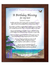 A Birthday Blessing for my Son! - Birthday Gift - PurpleWishingGate.com