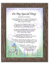 On My Special Day! (bridal party gift) - Wedding Gift - PurpleWishingGate.com