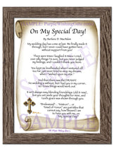 On My Special Day! (bridal party gift) - Wedding Gift - PurpleWishingGate.com