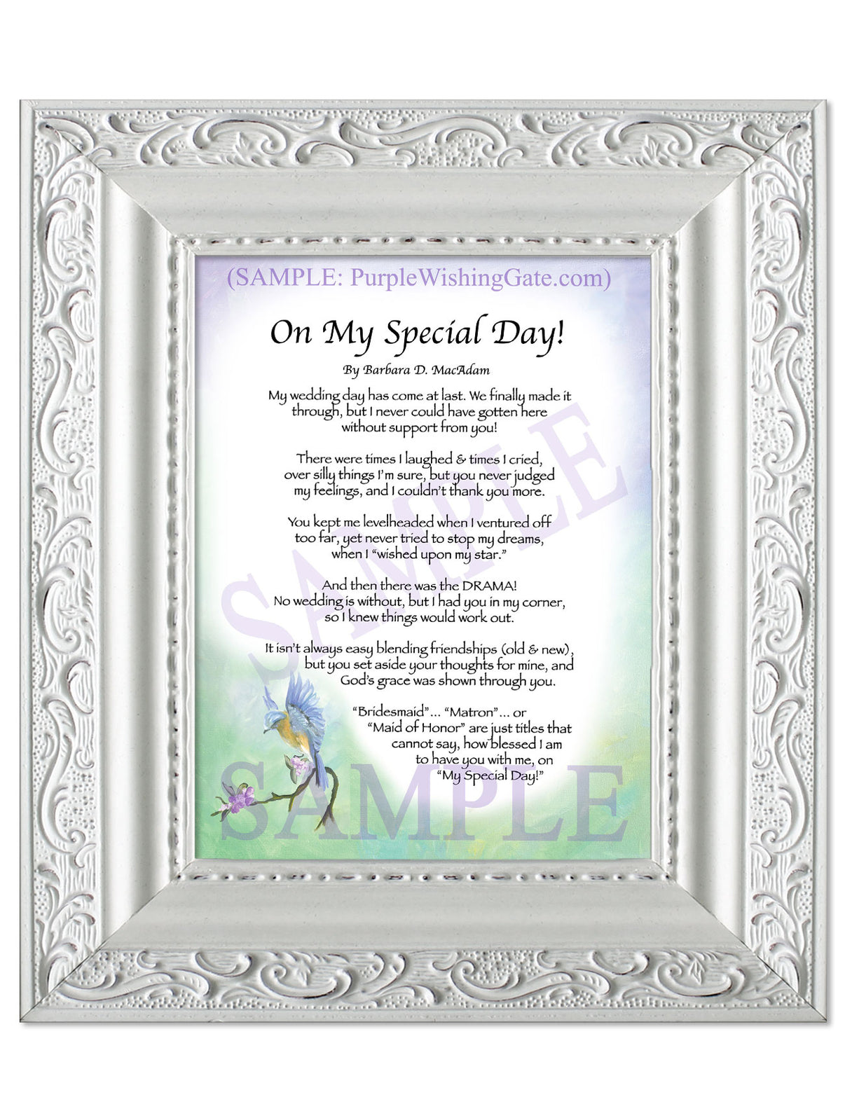 On My Special Day! (bridal party gift) - Wedding Gift - PurpleWishingGate.com