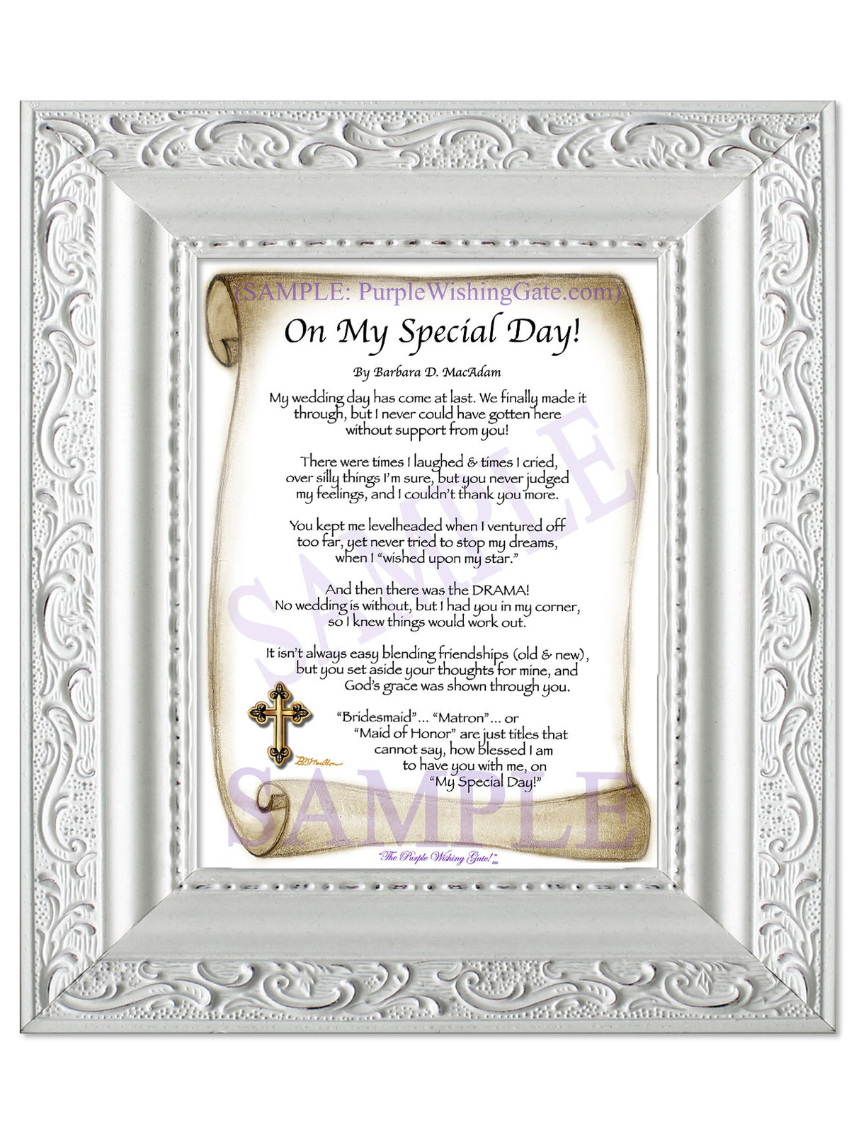 On My Special Day! (bridal party gift) - Wedding Gift - PurpleWishingGate.com