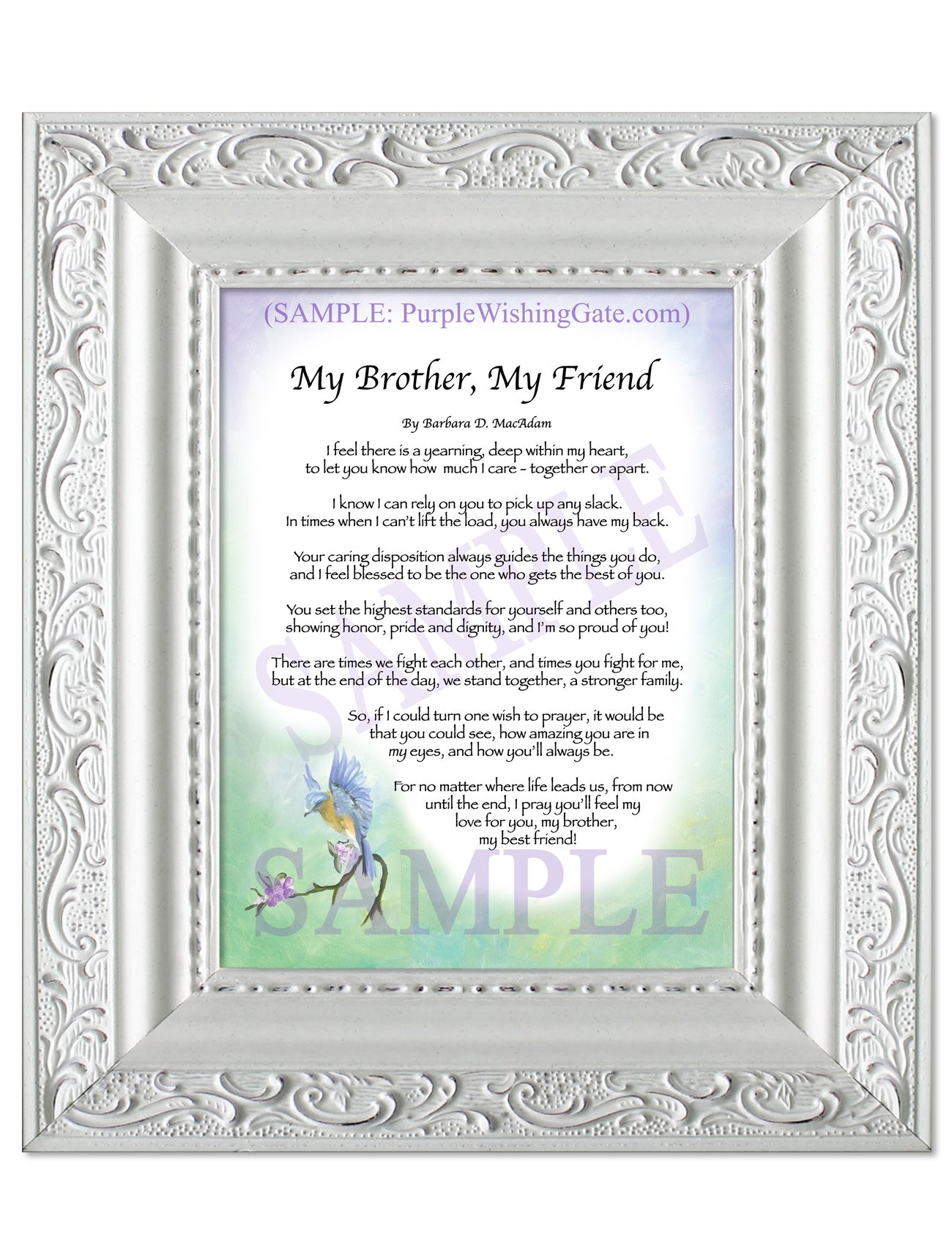 My Brother, My Friend - Gifts for Brother - PurpleWishingGate.com