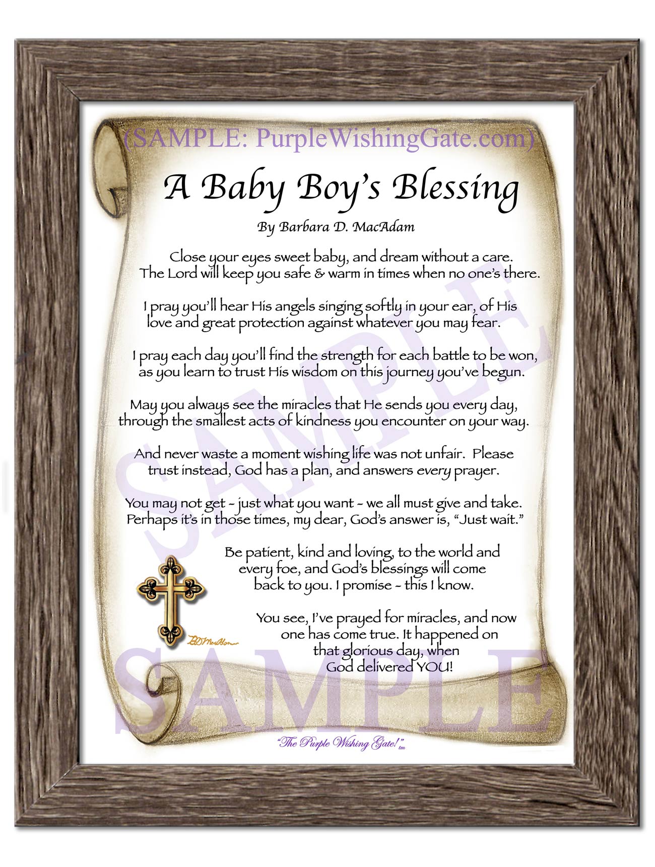 A Baby Boy's Blessing