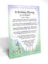 A Birthday Blessing for my Daughter! - Birthday Gift - PurpleWishingGate.com
