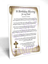 A Birthday Blessing for my Dad! - Birthday Gift - PurpleWishingGate.com