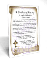 A Birthday Blessing for my Granddaughter! - Birthday Gift - PurpleWishingGate.com