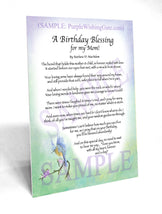 A Birthday Blessing for my Mom! - Birthday Gift - PurpleWishingGate.com