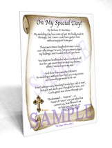 On My Special Day! (bridal party gift) - Wedding Gift - PurpleWishingGate.com