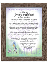 A Blessing for my Daughter! (child-adult) - Gifts for Daughter - PurpleWishingGate.com