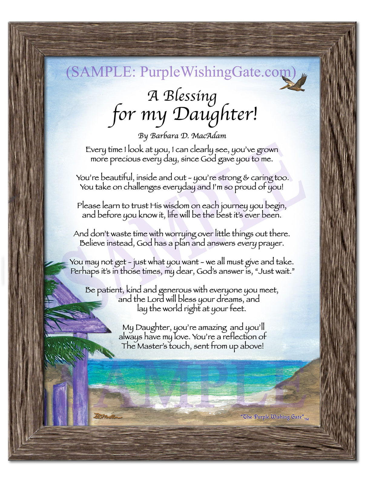 A Blessing for my Daughter! (child-adult) - Gifts for Daughter - PurpleWishingGate.com
