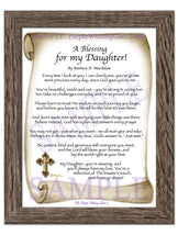 A Blessing for my Daughter! (child-adult) - Gifts for Daughter - PurpleWishingGate.com