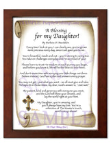 A Blessing for my Daughter! (child-adult) - Gifts for Daughter - PurpleWishingGate.com