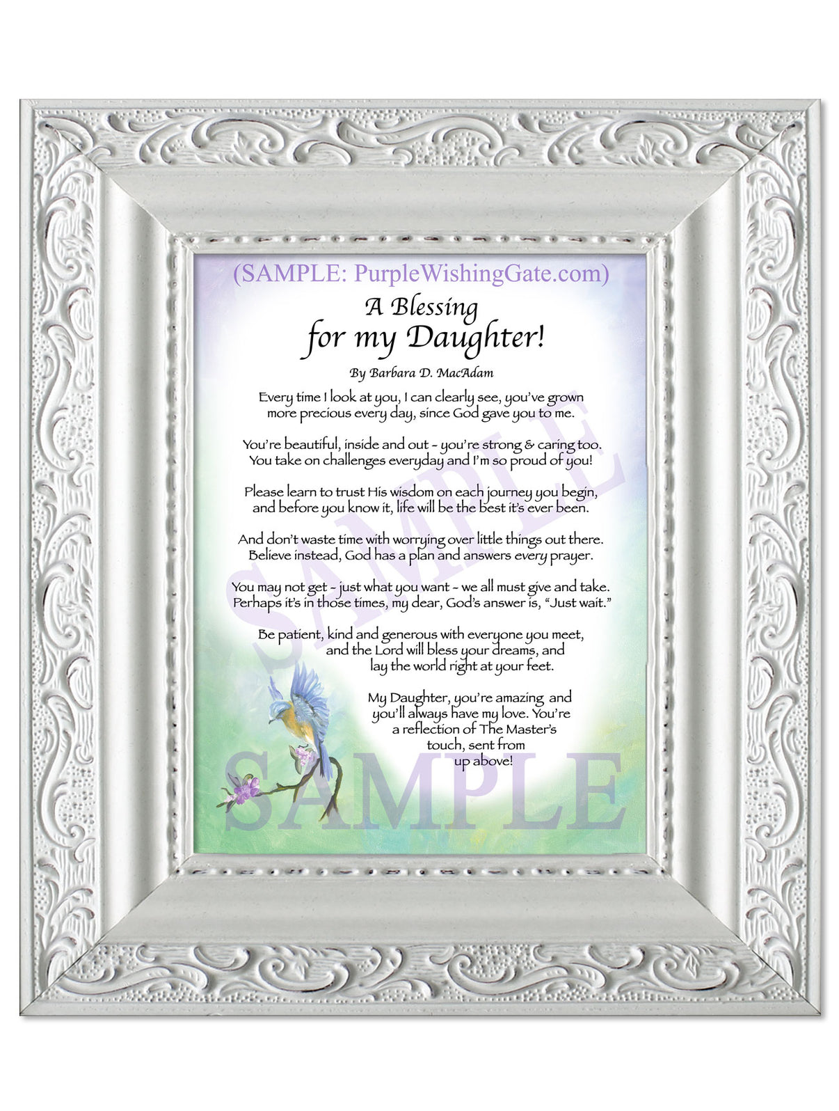 A Blessing for my Daughter! (child-adult) - Gifts for Daughter - PurpleWishingGate.com