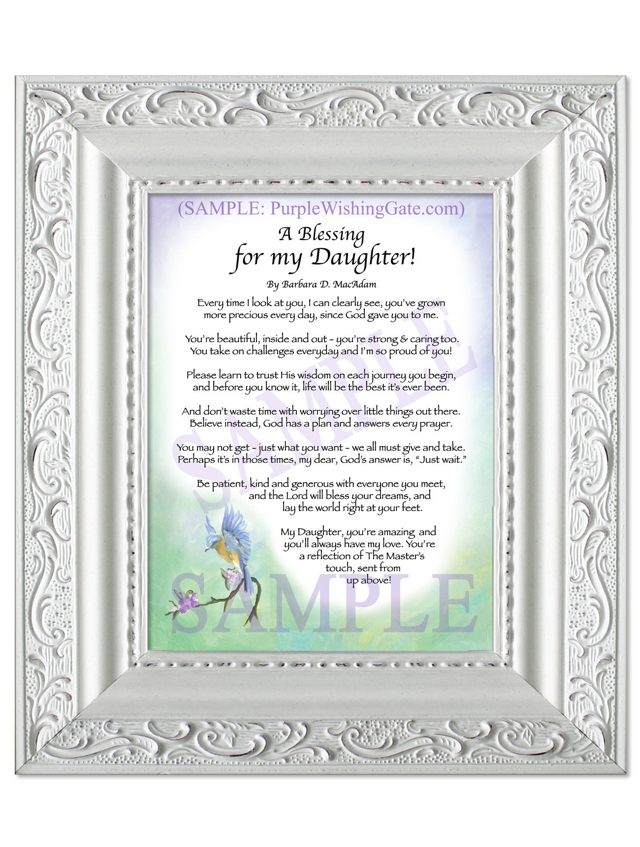 A Blessing for my Daughter! (child-adult) - Gifts for Daughter - PurpleWishingGate.com
