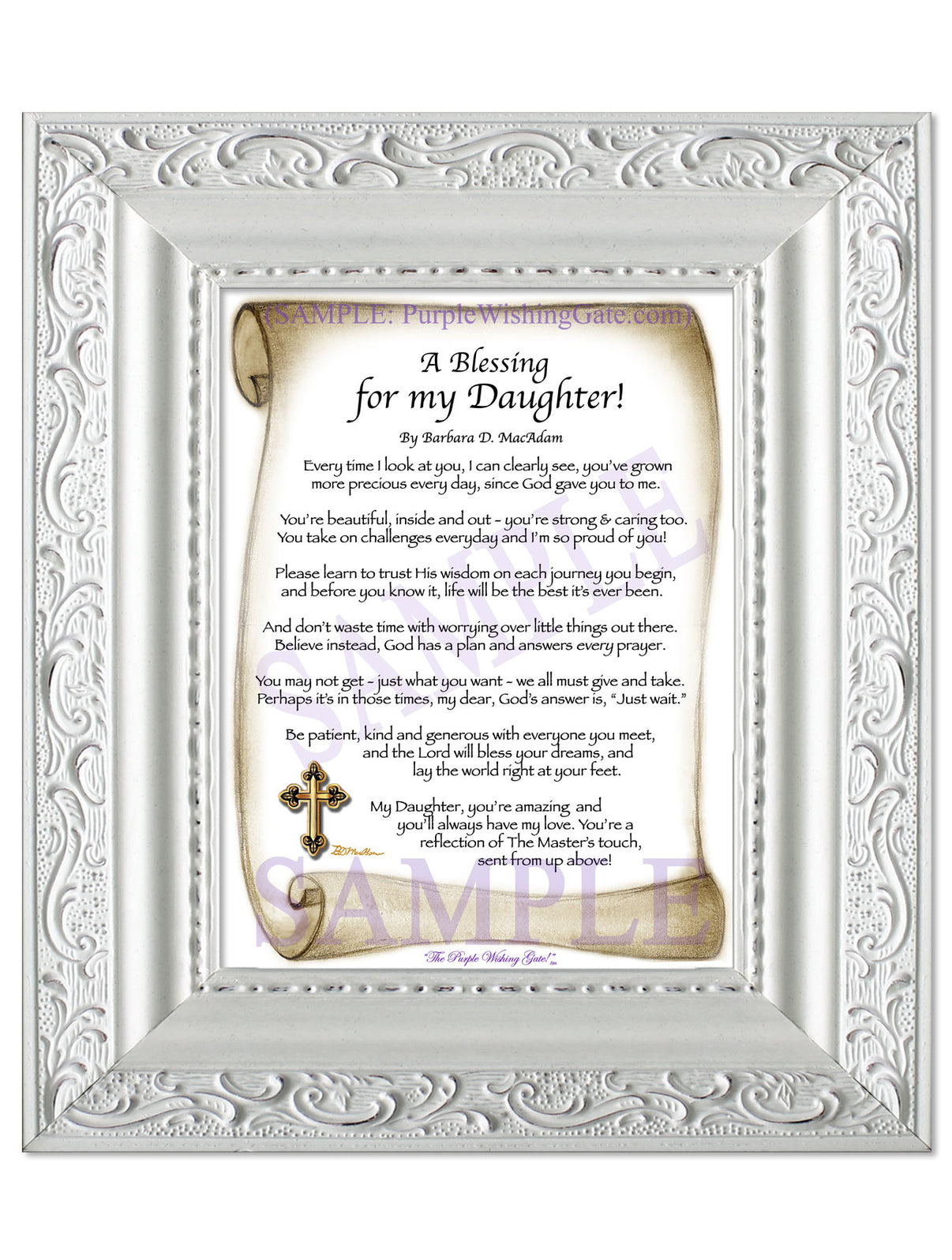 A Blessing for my Daughter! (child-adult) - Gifts for Daughter - PurpleWishingGate.com