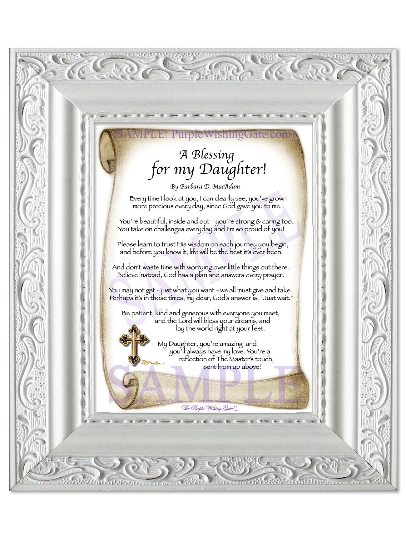 A Blessing for my Daughter! (child-adult) - Gifts for Daughter - PurpleWishingGate.com