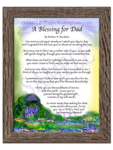 A Blessing for Dad - Gifts for Dad-Father - PurpleWishingGate.com