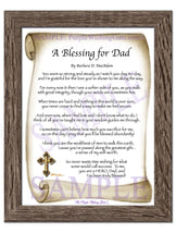 A Blessing for Dad - Gifts for Dad-Father - PurpleWishingGate.com