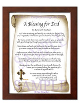 A Blessing for Dad - Gifts for Dad-Father - PurpleWishingGate.com