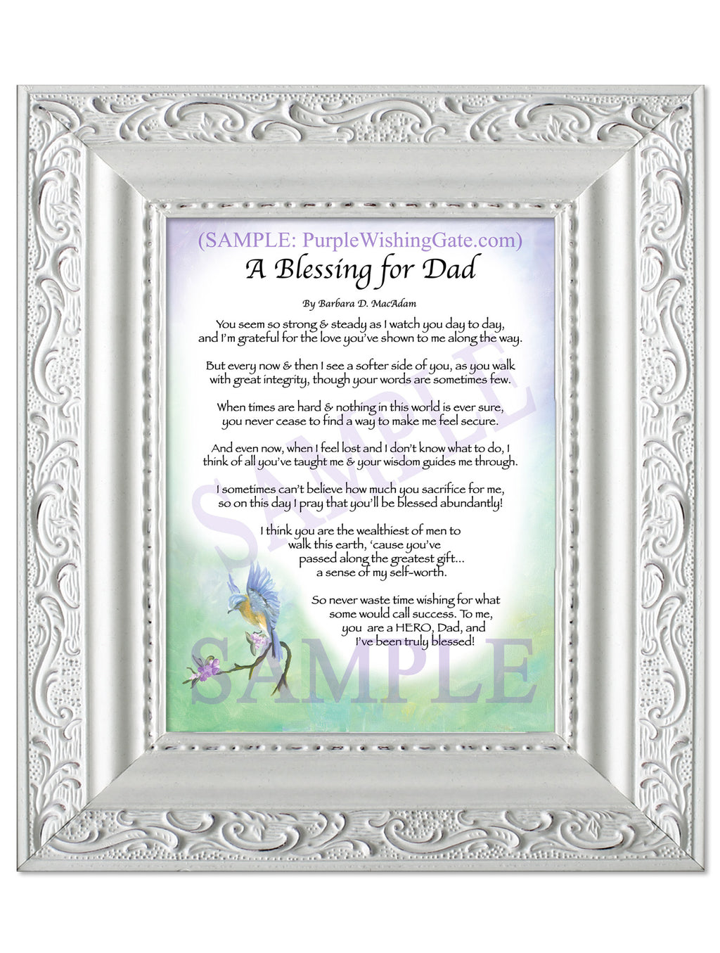 A Blessing for Dad - Gifts for Dad-Father - PurpleWishingGate.com