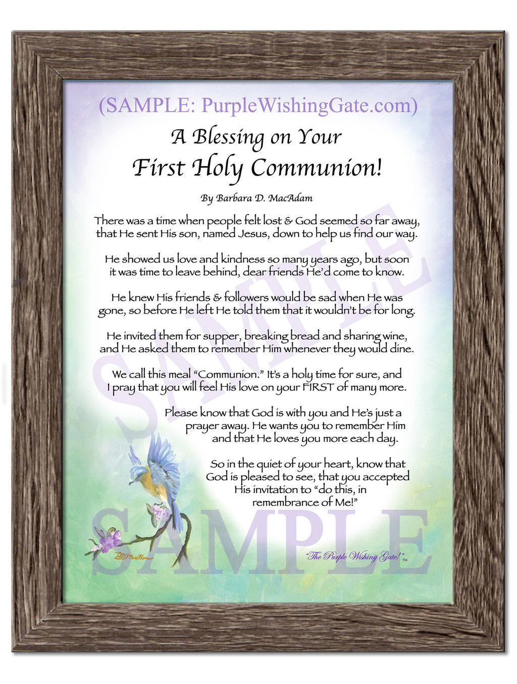 A Blessing on Your First Holy Communion