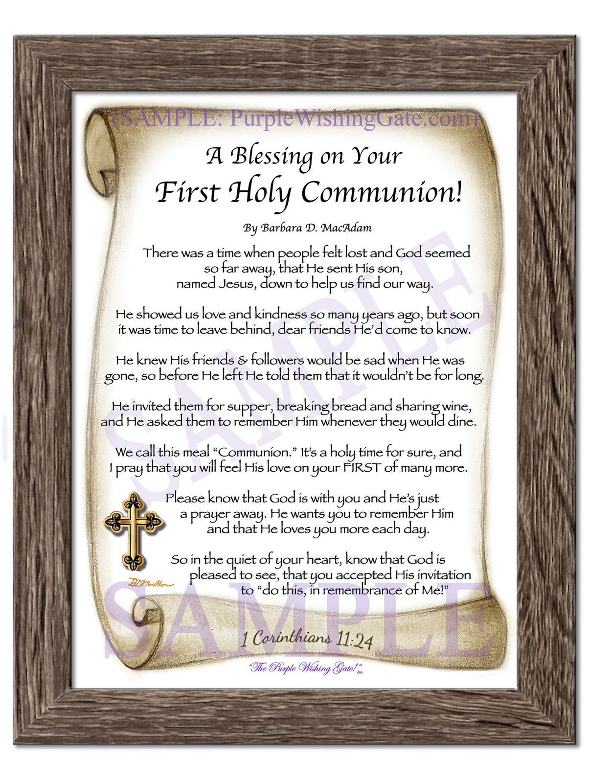 A Blessing on Your First Holy Communion