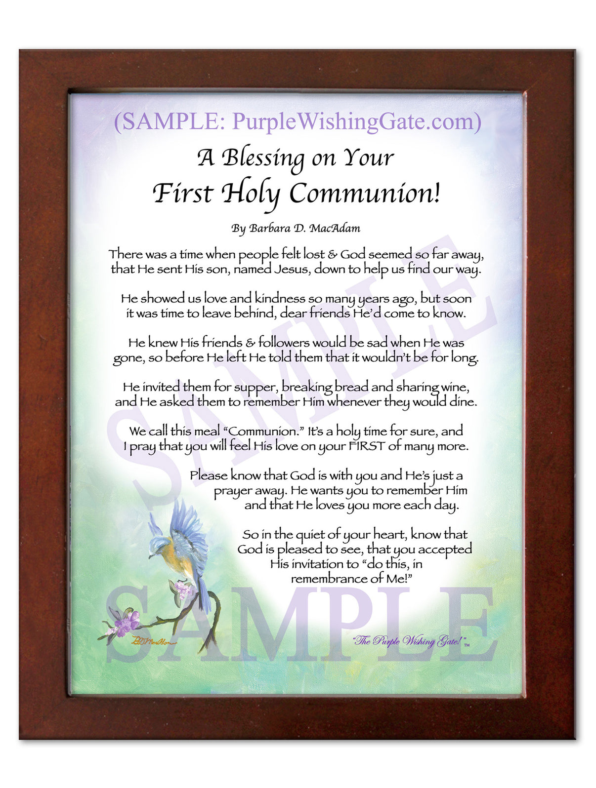 A Blessing on Your First Holy Communion