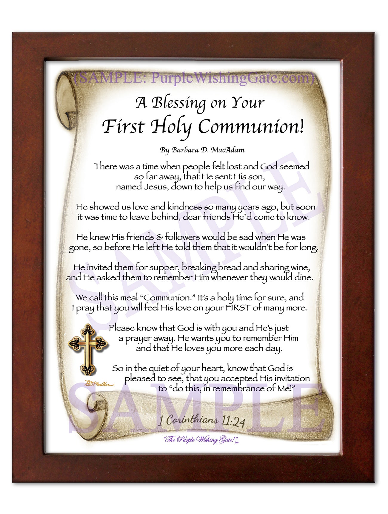 A Blessing on Your First Holy Communion