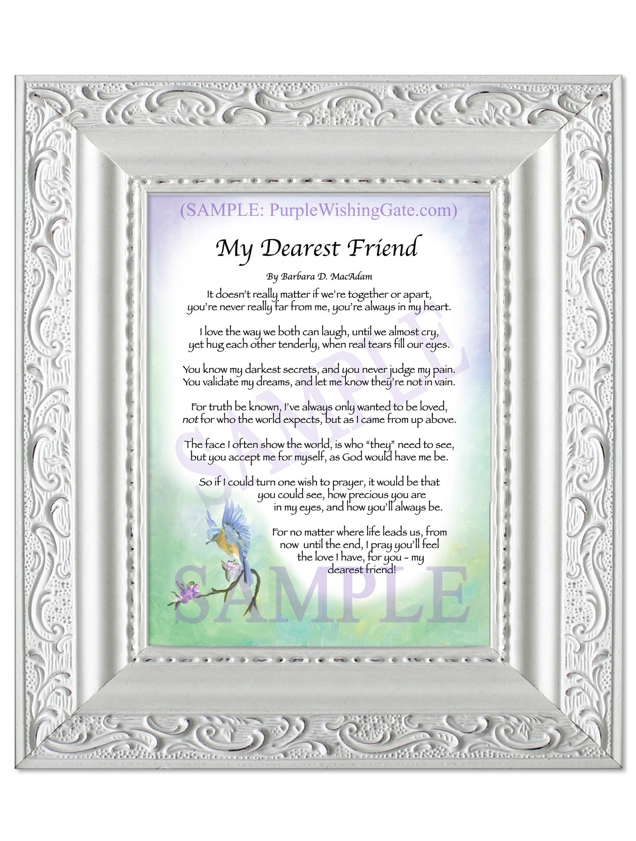 My Dearest Friend - Friendship Gift - PurpleWishingGate.com