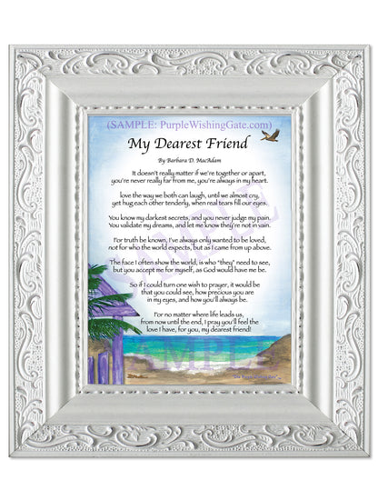My Dearest Friend - Friendship Gift - PurpleWishingGate.com