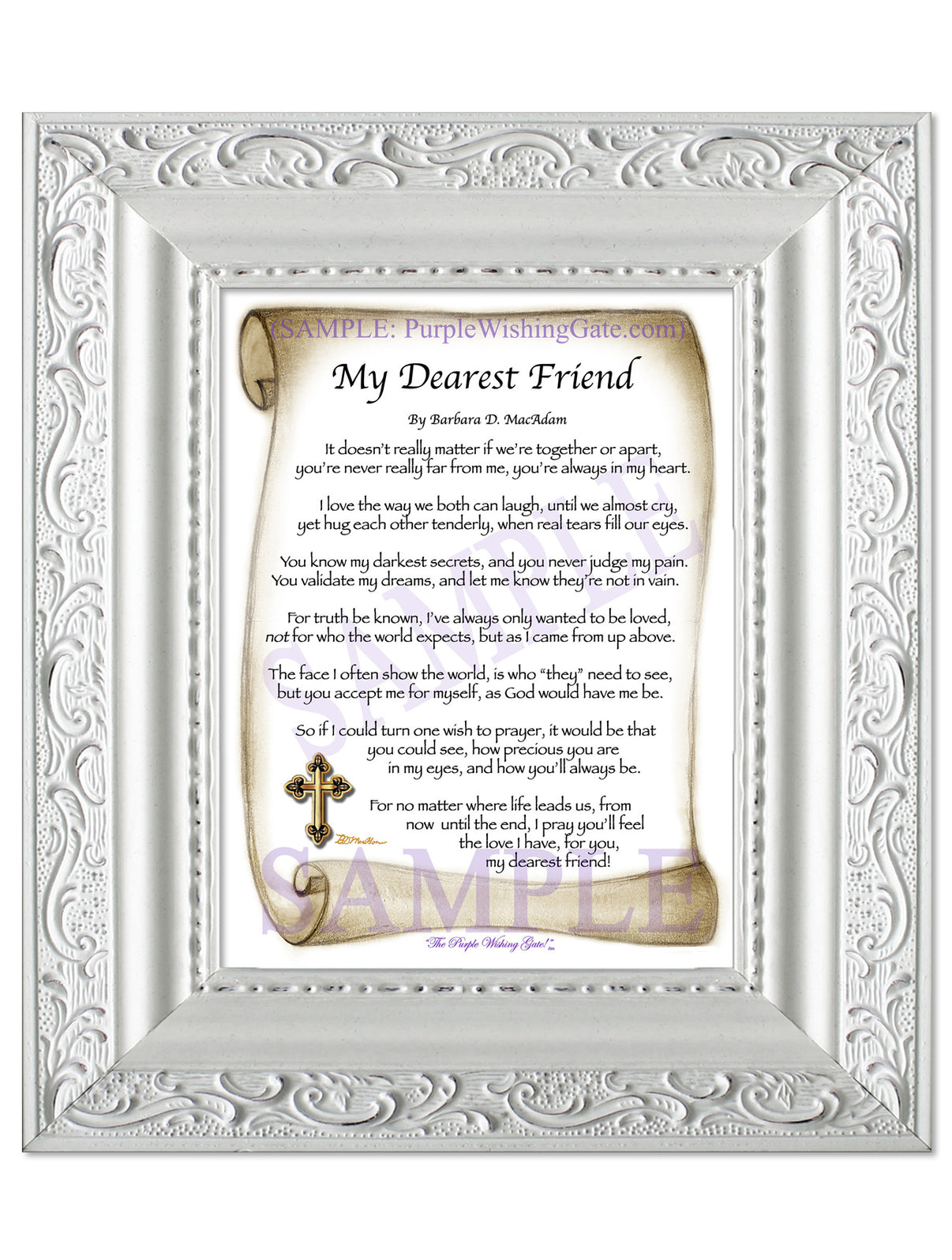 My Dearest Friend - Friendship Gift - PurpleWishingGate.com
