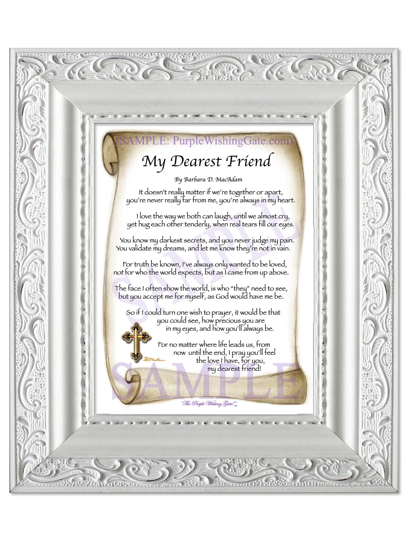 My Dearest Friend - Friendship Gift - PurpleWishingGate.com