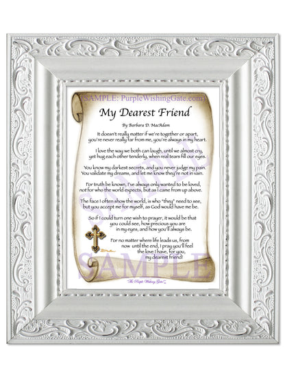 My Dearest Friend - Friendship Gift - PurpleWishingGate.com