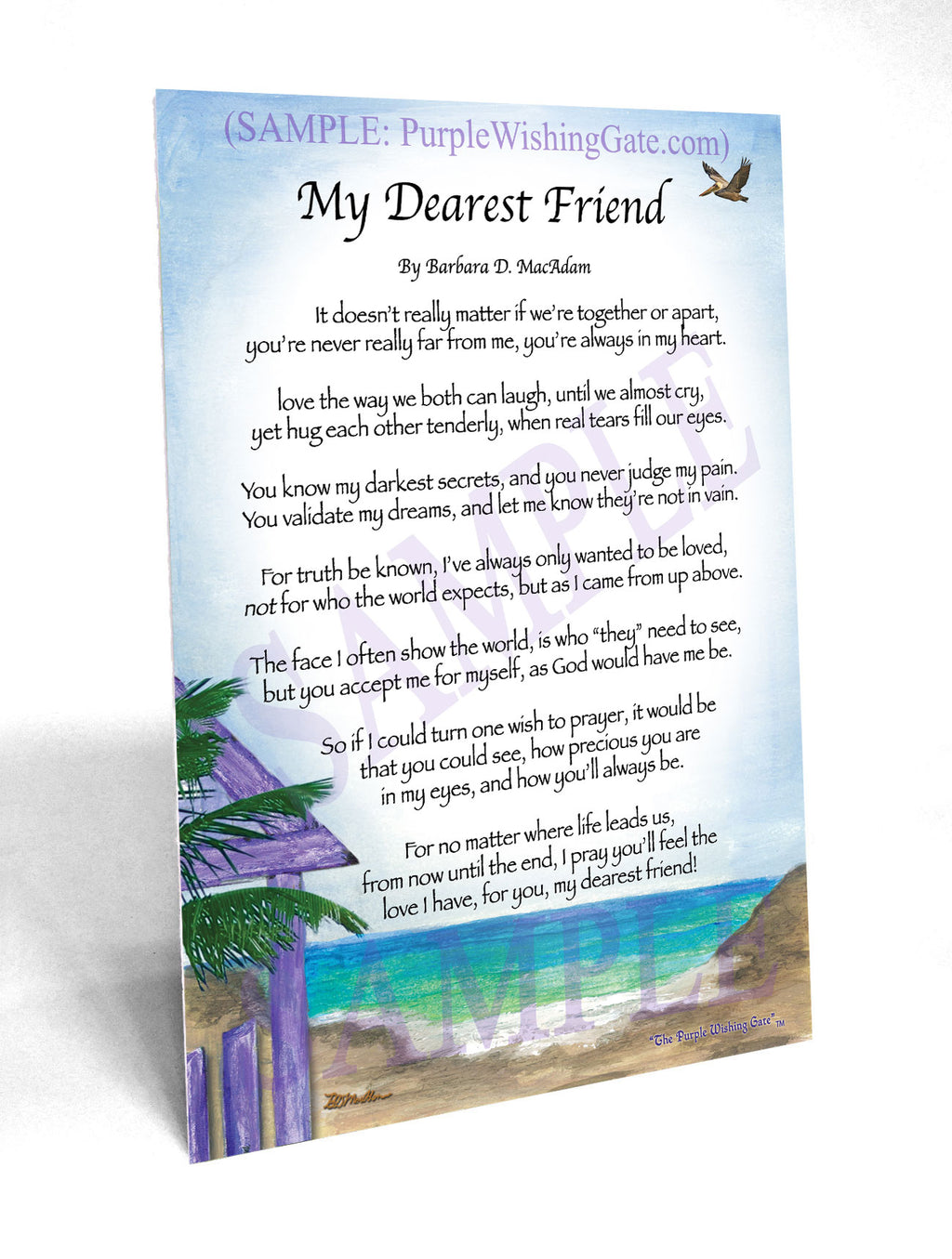 My Dearest Friend: Paradise Cove / 5x7
