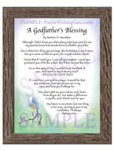 A Godfather's Blessing - Godfather's Gift - PurpleWishingGate.com