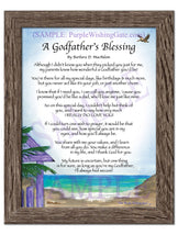 A Godfather's Blessing - Godfather's Gift - PurpleWishingGate.com