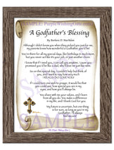 A Godfather's Blessing - Godfather's Gift - PurpleWishingGate.com