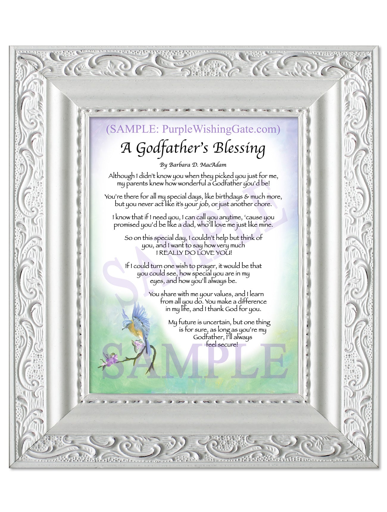 A Godfather's Blessing - Godfather's Gift - PurpleWishingGate.com