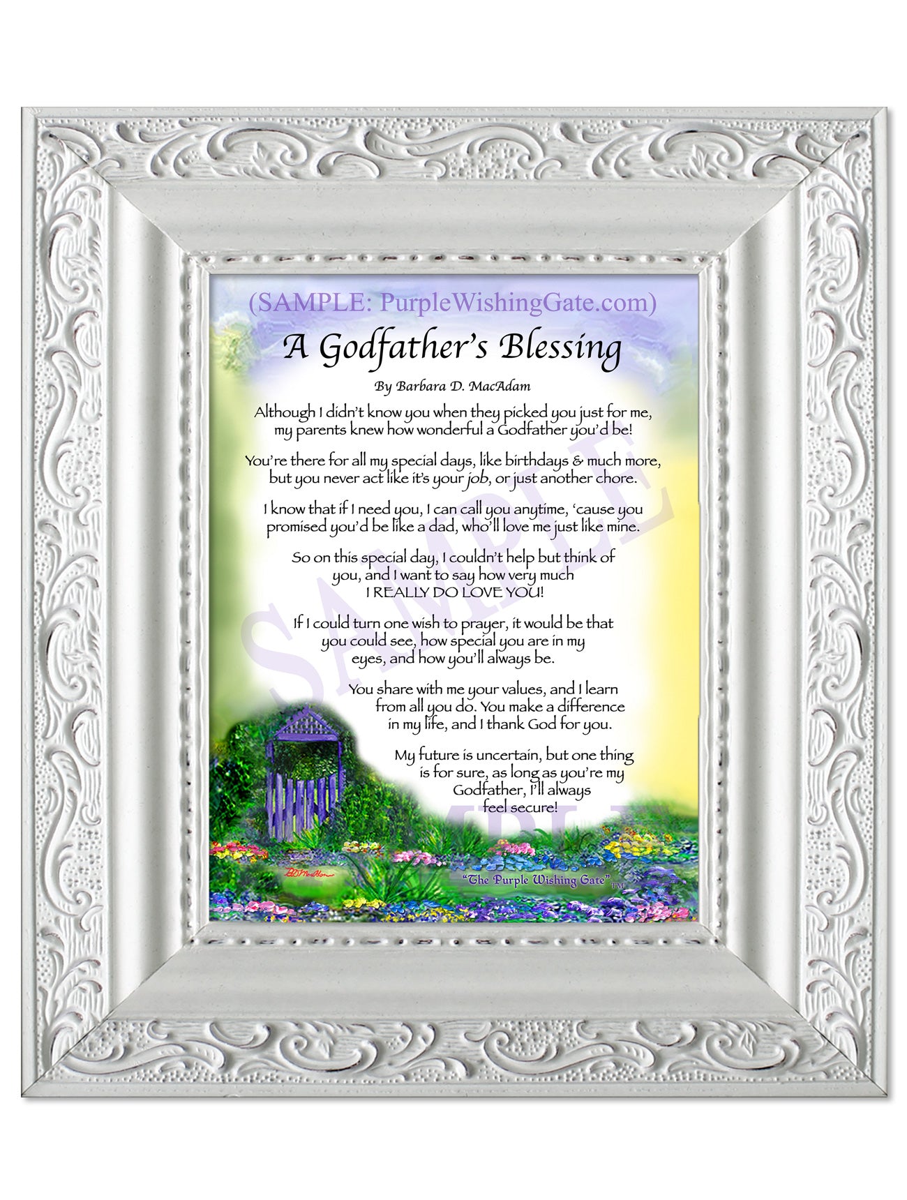 A Godfather's Blessing - Godfather's Gift - PurpleWishingGate.com