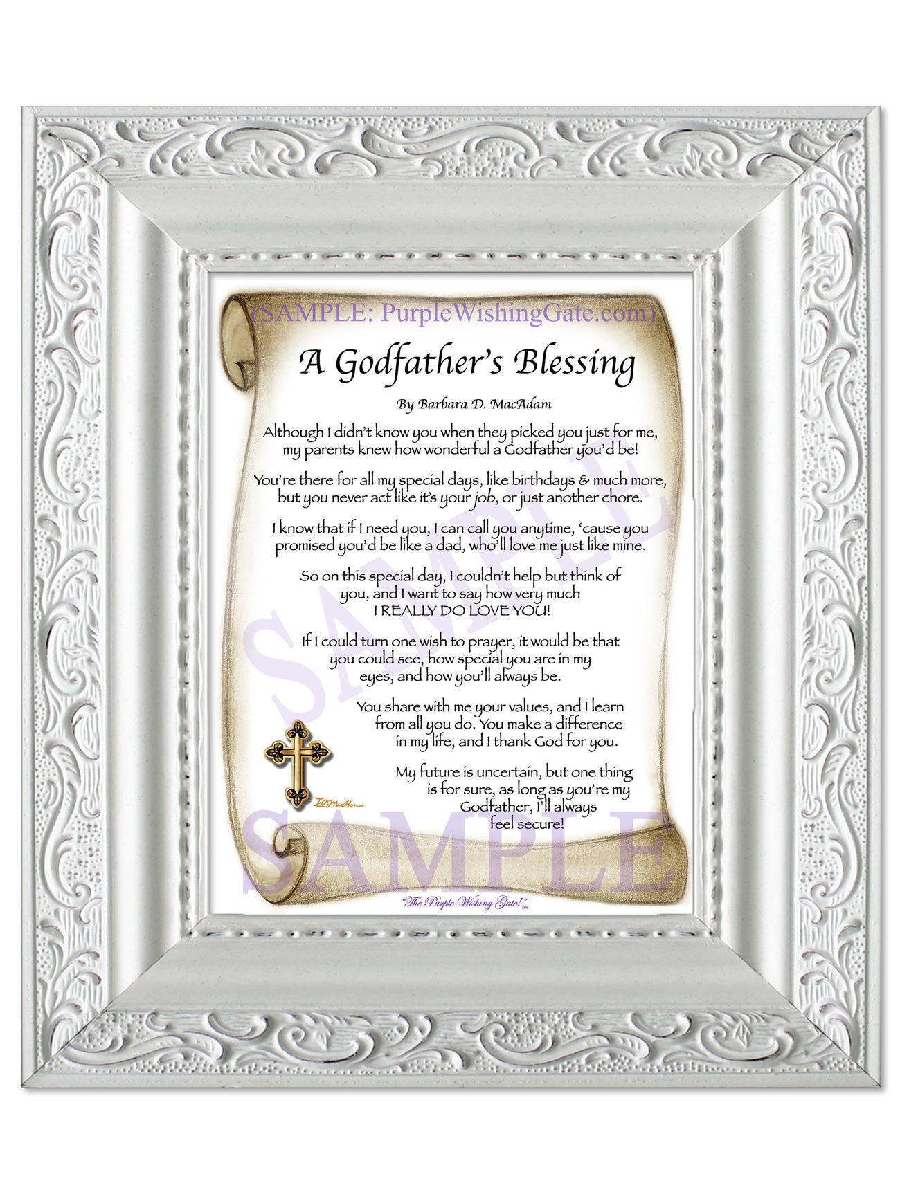 A Godfather's Blessing - Godfather's Gift - PurpleWishingGate.com