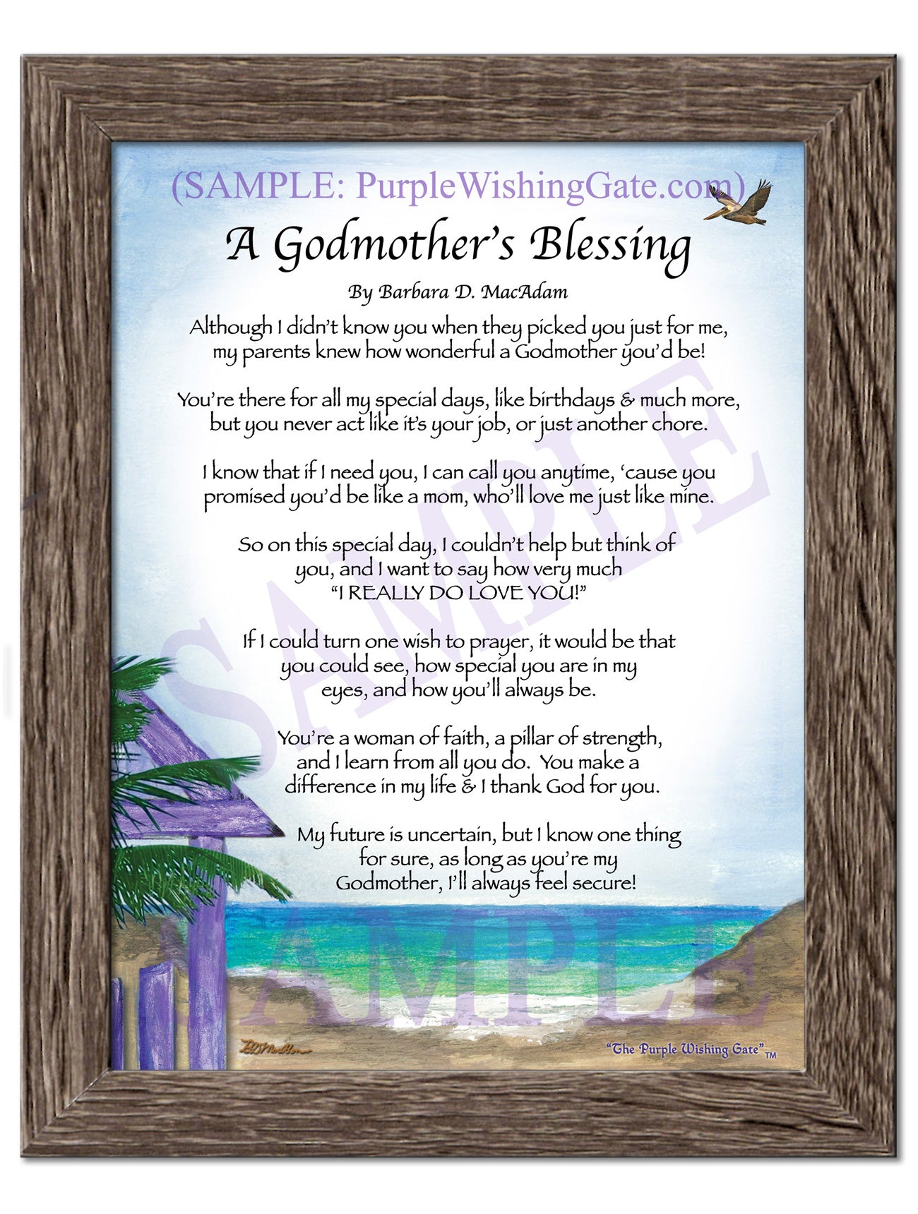 A Godmother's Blessing - Gifts for Godmother - PurpleWishingGate.com