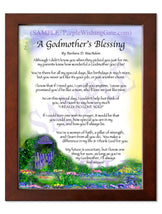 A Godmother's Blessing - Gifts for Godmother - PurpleWishingGate.com