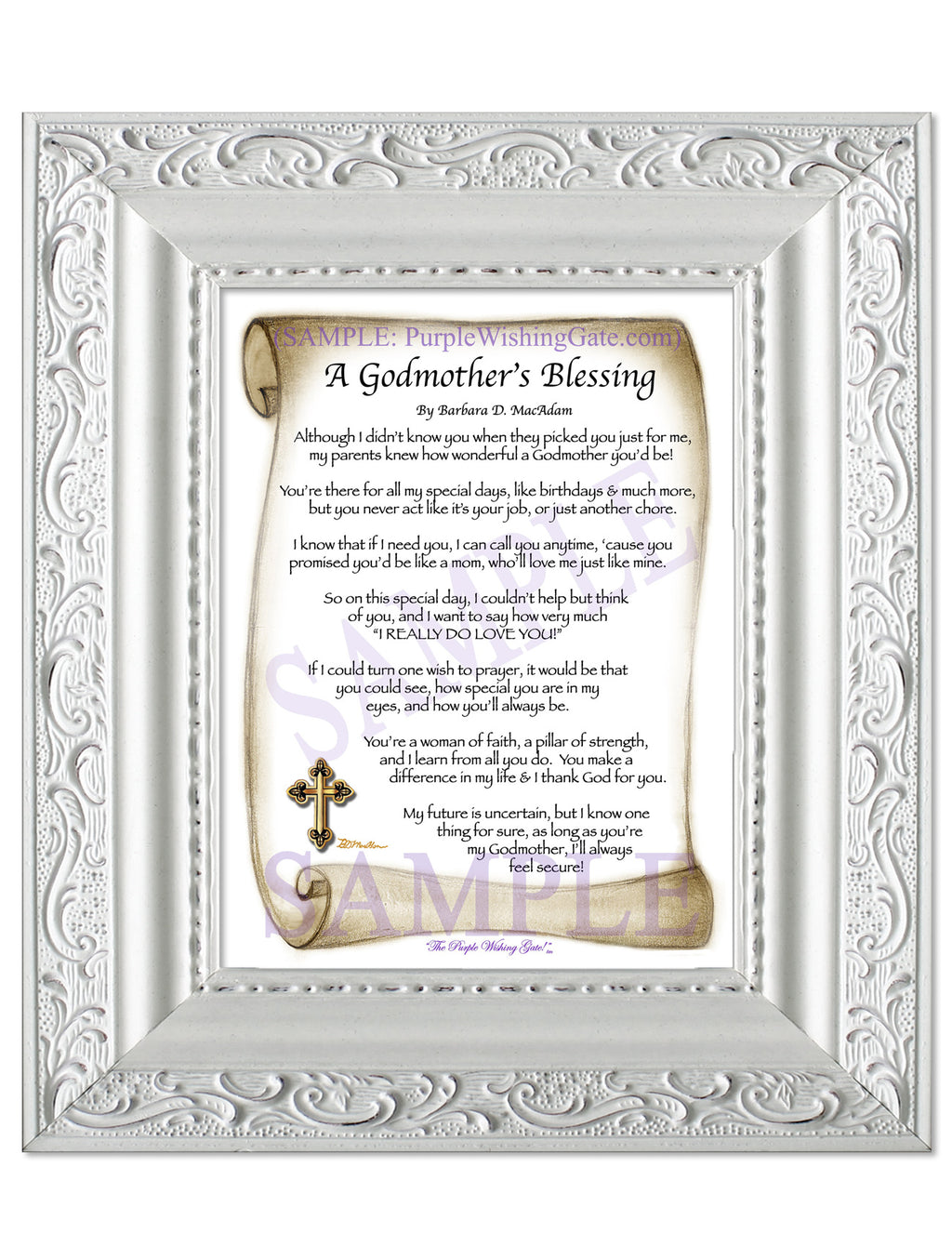 A Godmother's Blessing - Gifts for Godmother - PurpleWishingGate.com
