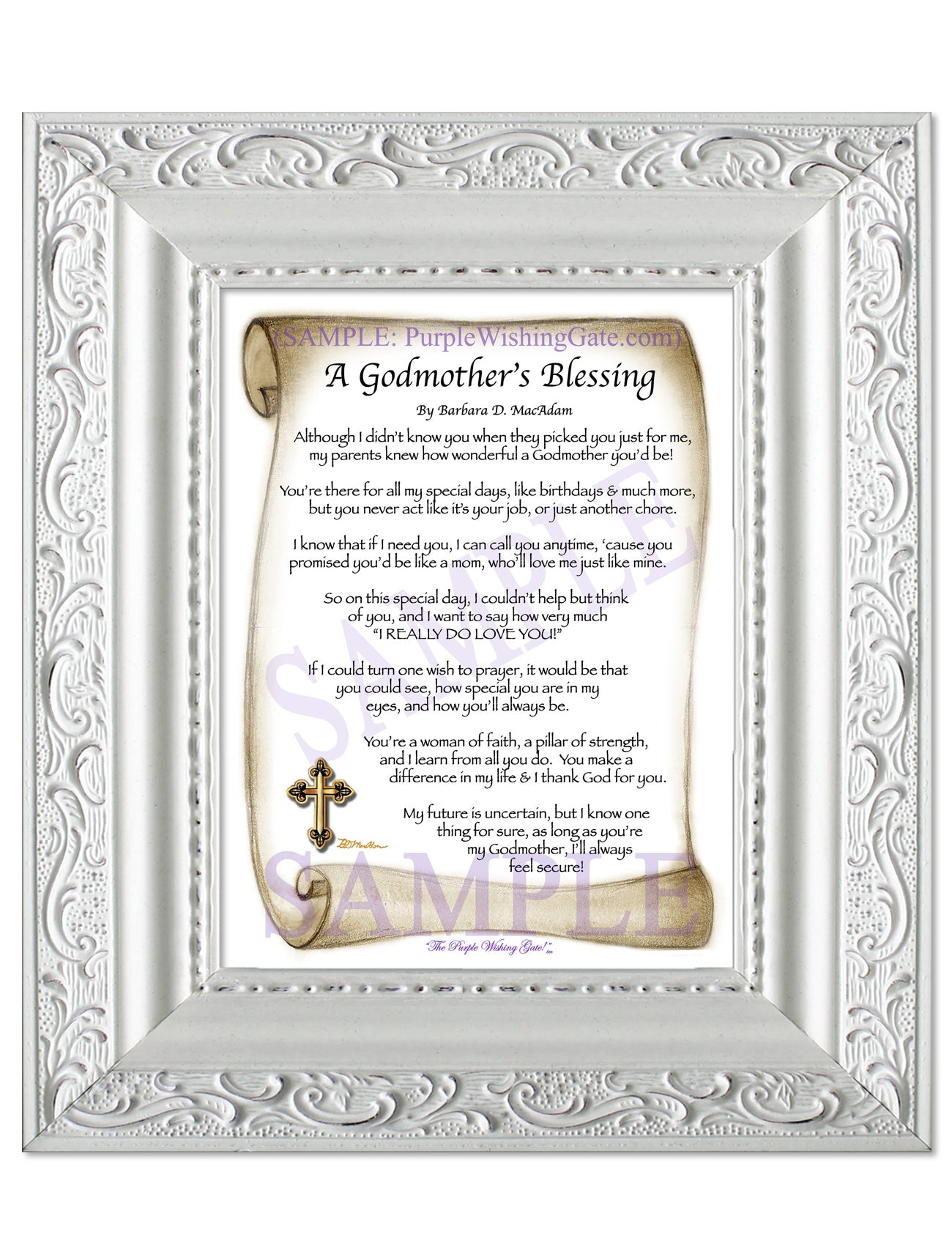 A Godmother's Blessing - Gifts for Godmother - PurpleWishingGate.com